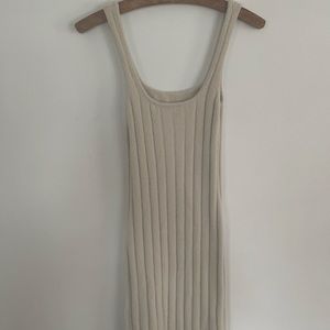 Aritzia ribbed sweater dress